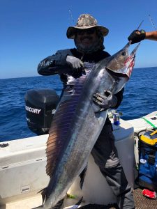 Striped Marlin on Deck